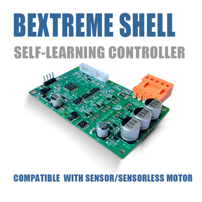 Bextreme Shell self-learning motor controller può essere compatibile con sensori/motori senza sensori.